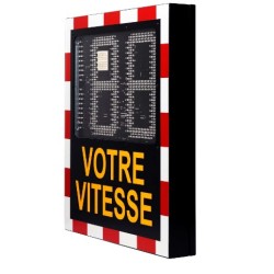 Radar infospeed avertizare viteza - Solar - text predefinit